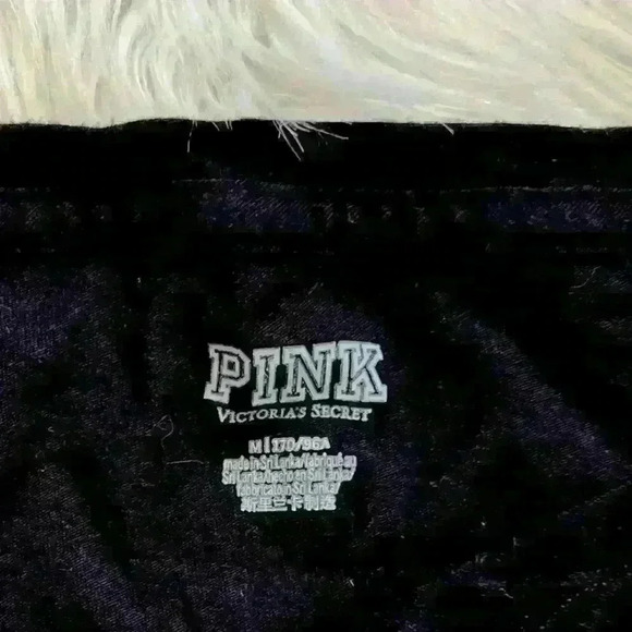 Victoria’s Secret PINK Christmas Candy Cane Heart Crop Top - Picture 3 of 3